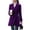 S98 Purple, variant on Mifsaly Womens Double Breasted Pea Coat Notch Lapel Long Sleeve Tailored Winter Jacket Warm Elegant Mid Length Outerwear for Office Work Travel Green,M