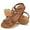 f-Brown, variant on Ablanczoom Women Summer Sandals Rhinestone Flats Sandals Female Casual Comfortable Massage Beach Shoes