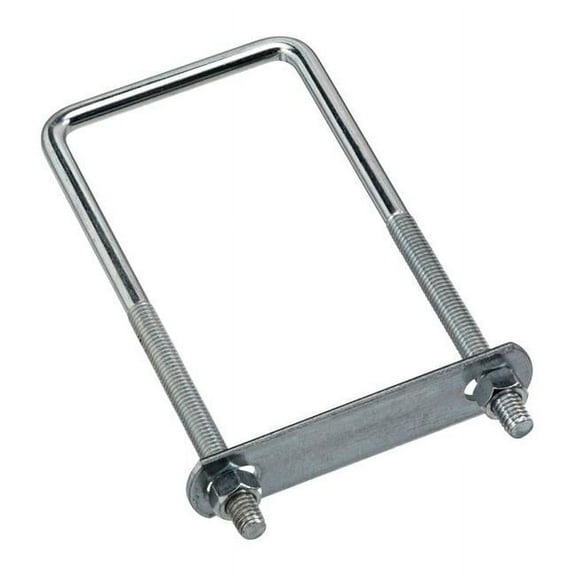 0.37 x 3 x 7 in. Steel Square U-Bolt