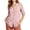 Hot Pink, variant on cocolona Womens Collared Shirt Summer Striped Short Sleeve Button Tops Dressy Casual Business Outfits Blouses
