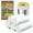 White, variant on GPED 100 Count 4-6 Gallon Small Trash Bags, Biodegradable Extra Strong Unscented Garbage Bags, Expanded Size for Bathroom Bedroom Office Kitchen, White