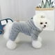 thumbnail image 4 of Winter Pet Dog Clothes Thicker Polyester Cotton Coat Jumpsuit Four-legged Down Jacket For French Bulldog Puppy Chihuahua ShopWise Round, 4 of 11