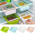 thumbnail image 4 of 1pc Fridge Freezer Space Saver Organizer Kitchen Storage Rack Shelf Holder Fridge Freezer Storage Box, 4 of 4