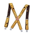 thumbnail image 2 of Esquirla Bretelles pour Hommes Réglables Tendance en Forme de x pour Fêtes Cadeau Fête des Pères Jaune, 2 of 8