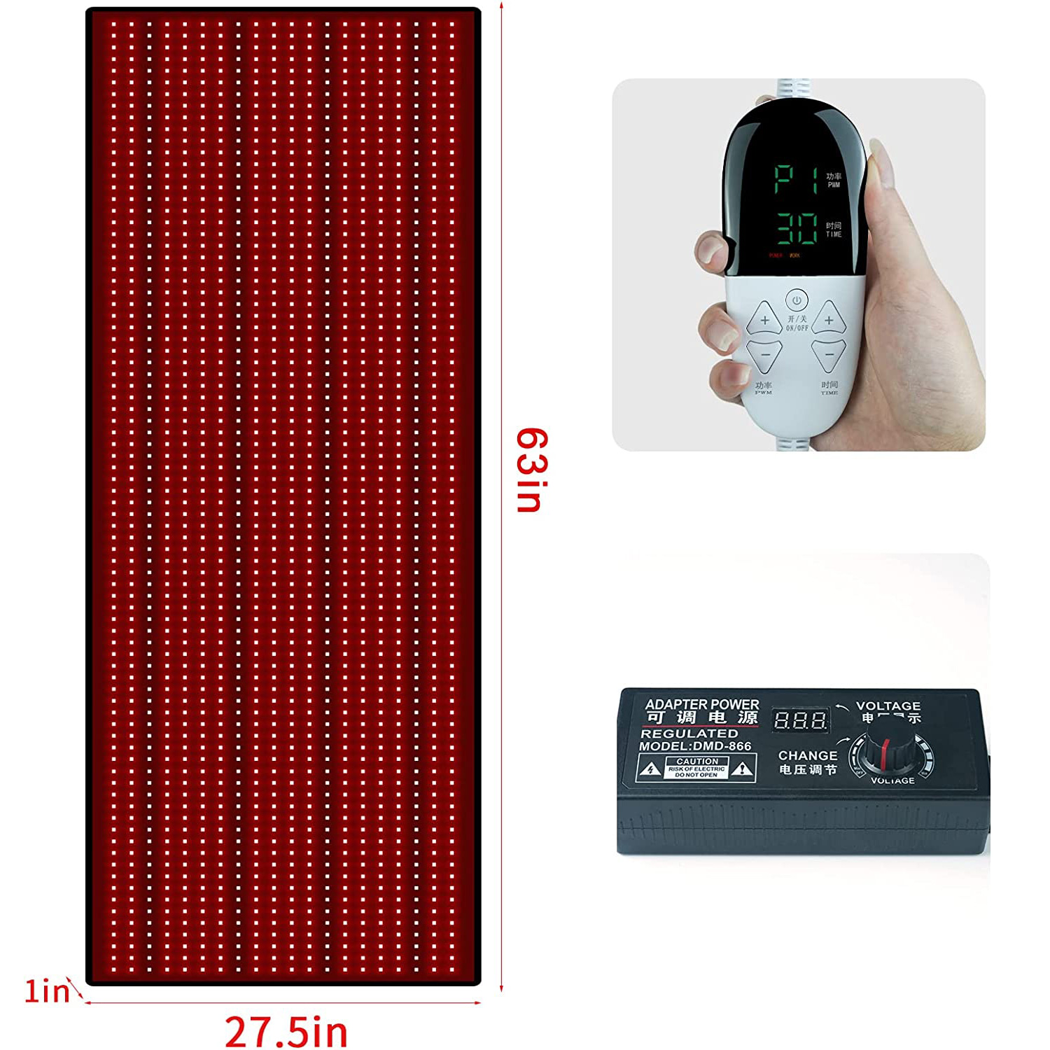 Infrared Light Therapy Blanket Bag, Red Light Therapy for Full Body, Large Infrared Red Light Therapy Mat with 1280Pcs Leds, Red Light at Home