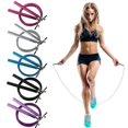 thumbnail image 5 of Steel Wire Skipping Skip Adjustable Fitness Jump RopeLength: 3m Steel Wire Jump Rope (Megenta), 5 of 5
