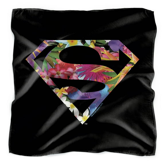 Superman Hawaiian Shield Bandana (21 in x 21 in)