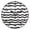 Black, variant on 9.84in Modern Wavy Pattern PVC Canvas Wall and Table Clock with Canvas Texture, Black or Gold Hands