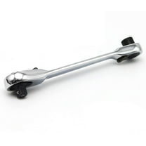 GOOHOCHY Compact Socket Wrench Tool Set for Mechanical Fix Use Made of Metal with 6 35mm Standard Size Silver