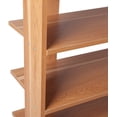 thumbnail image 5 of 18 Pairs Shoe Rack with Top Shelf and Hanging Bar, Natural, 5 of 7