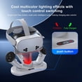 thumbnail image 3 of Charging Dock for Meta Quest 3 / Quest 3S, Fast Charger with 2 Rechargeable Batteries, 8 LED Lighting Modes, USB-C Charging Accessory for Oculus Meta Quest 3/3S, Support Elite / Battery Head Strap, 3 of 9