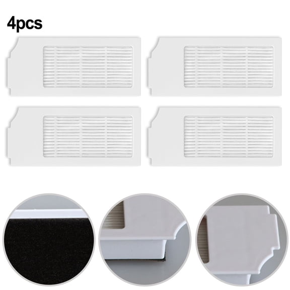 4PC Filters Kit for Ecovacs for Deebot N20/N20 Plus/N20 Pro Plus Vacuum Cleaner