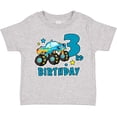 thumbnail image 3 of Inktastic 3rd Birthday Monster Truck Boys Toddler T-Shirt, 3 of 5