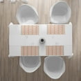 thumbnail image 3 of Ambesonne Cartoon Place Mats Set of 4, Flowers and Stripes Clouds, Standard Size, Multicolor, 3 of 4