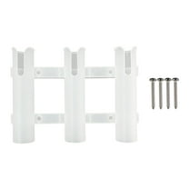 Durable Boat Fishing 3 Tube Rod Holder Bracket Side Mount 3 Rod Wall Mount Heavy