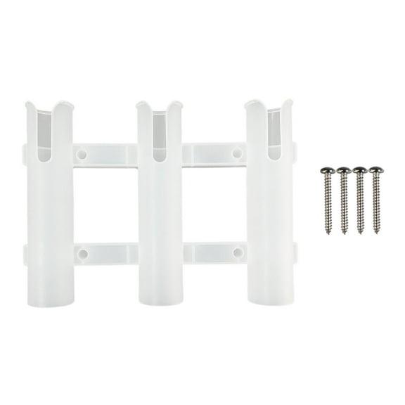 Durable Boat Fishing 3 Tube Rod Holder Bracket Side Mount 3 Rod Wall Mount Heavy