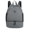 thumbnail image 1 of Mochila con Cordón RHDZO para Gimnasio con Compartimento para Zapatos Gris, 1 of 7
