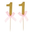 thumbnail image 4 of 24 Piezas Primeros Pasteles De Cumpleaños Cupcake Toppers Para Niñas Primera De Cumpleaños, 4 of 7