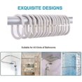 thumbnail image 3 of Shower Curtain Waterproof Polyester Fabric Bathroom , Mildew-resistant Anti-bacterial 3d Digital Printing Pattern Shower Curtains With 12 Ring Hooks, 3 of 5