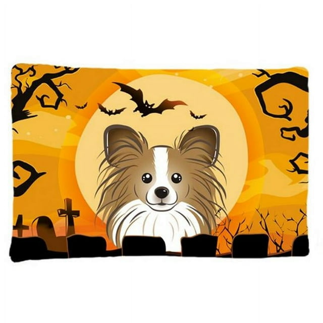 Carolines Treasures BB1806PILLOWCASE Halloween Papillon Fabric Standard Pillowcase