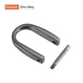 thumbnail image 4 of 14mm U Shape Horseshoe D-Rings Zinc Alloy Electroplated Black 2 Pack, 4 of 5