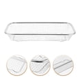 thumbnail image 3 of Air Fryer Basket For Oven Stainless Steel Crisper Tray Grilling Pan Silverware Drying Rack Accessories For Cooking Crispy Kitchen Vegetables Home, 3 of 4