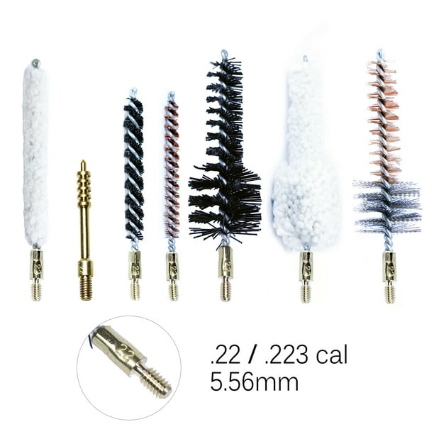 MaximalPower 7Pack Combo of Gun Cleaning Bore Brushes Solid Brass