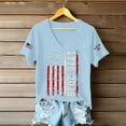 thumbnail image 4 of 250 Anniversary USA Shirt Women 4th of July Patriotic Shirts 250th Red White and Blue Tops American Flag Tee, 4 of 4