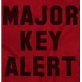 thumbnail image 2 of Major Key Alert Rap Entrepreneur Sweatshirt for Men or Women Brisco Brands S, 2 of 6