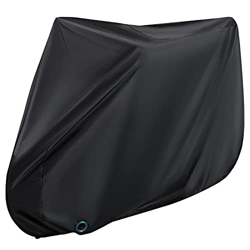 Bike Cover,Outdoor Waterproof Bicycle Cover with Lock Hole,Rain Sun UV Dust Wind Snow Proof Bike Storage for Mountain Bike