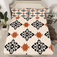thumbnail image 2 of Erosebridal Hippie Aztec Queen Sheet Sets, Mandala Boho Bedding Queen Size, Geometric Decor 4 Pieces, 2 of 6
