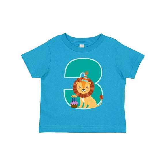 Inktastic 3rd Birthday Zoo Party 3 Year Old Boys or Girls Toddler T-Shirt