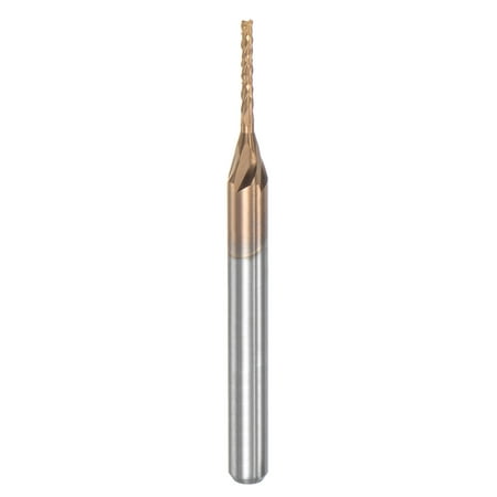 

Uxcell 1/8 Shank 1mm x 7mm Titanium Coated Carbide End Mill CNC Router Bits