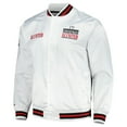 thumbnail image 2 of Men's Mitchell & Ness  White D.C. United City Full-Snap Satin Jacket, 2 of 3