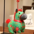thumbnail image 4 of XIANXIAN 2026 Year of The Horse Chinese New Year Ornaments, Cute Hanging Horse Plush Mascot Figurine, 2026 Chinese Zodiac Ornaments Spring Festival Decorations New Year Gifts (6.3In), 4 of 6