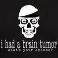thumbnail image 3 of CafePress - Brain Tumor Excuse (White) Dark T Shirt - Men's Classic Graphic Cotton T-Shirt, 3 of 4