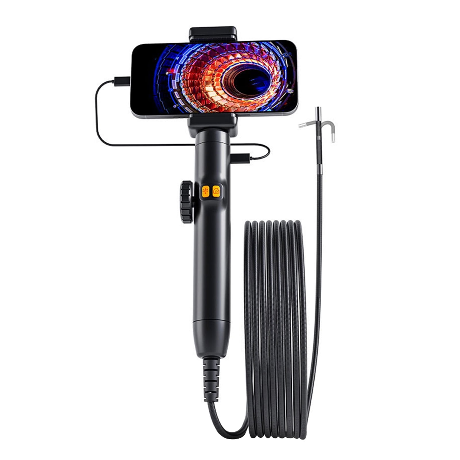 6/8mm Lens Industrial Endoscope Inspection Camera Endoscope Camera Waterproof 360 Degree Articulating Borescope Camera