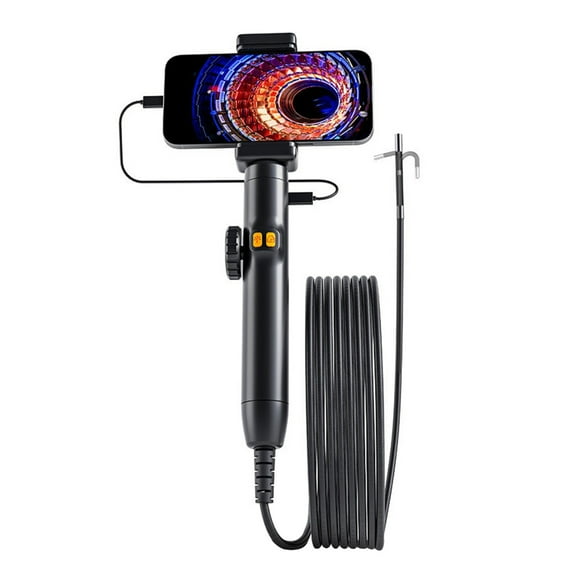 Industrial Endoscope Inspection Camera 360 Degree Articulating Borescope Camera 6mm/8mm Lens Flexible Endoscope Camera