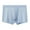 Sky Blue, variant on zeranth Men Ice Silk Mesh Shorts Briefs Mid-rise Elastic Waistband Seamless Fit Panties Breathable Mesh Slim Fit Underwear