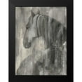 thumbnail image 2 of Hristova, Albena 14x18 Black Modern Framed Museum Art Print Titled - Glance Greige Crop, 2 of 5