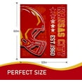 thumbnail image 2 of Football Team Color Throw Blanket Football Flannel Blanket for Men Women Boys Kids Team Blanket for Living Room for Football Fans Gifts 60" x 50", 2 of 5