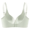 thumbnail image 5 of Breezora Women's Everyday Comfort Bra Wireless Soft Fabric Intimate Wear Seamless Design Breathable Essential Basic Wardrobe Piece Green, 5 of 5