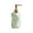 Green, variant on DQQ153 Simple Ceramic Lotion Pump Bottle 300ml Bathroom Shower Gel Soap Dispenser