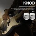 thumbnail image 5 of SHOWERORO 3Pcs Silver Metal Guitar Knobs for Volume and Tone Control on Musical Instruments, 5 of 5