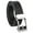 Black, variant on Gelante Men's Genuine Leather Ratchet Dress Belt With Automatic Sliding Buckle - Minimalistic Style-Trim to Fit G706-Black