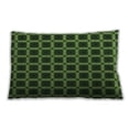thumbnail image 1 of Ahgly Company Patterned Indoor Rectangular Dark Lime Green Lumbar Throw Pillow, 13 inch by 19 inch, 1 of 5