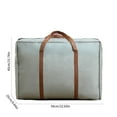 thumbnail image 3 of Large Storage Bags,Foldable Travel Bag,Large Sports Bag,Extra Large Moving Bags with Zips for Moving House Storage Clothes Bedding Comforter Quilt Blankets Waterproof Jumbo Storage Bags Moving Totes, 3 of 7