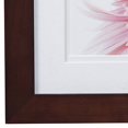 thumbnail image 1 of gallery Solutions 8x8 Flat Walnut Tabletop or Wall Frame with Double White Mat For 5x5 Picture, 1 of 1