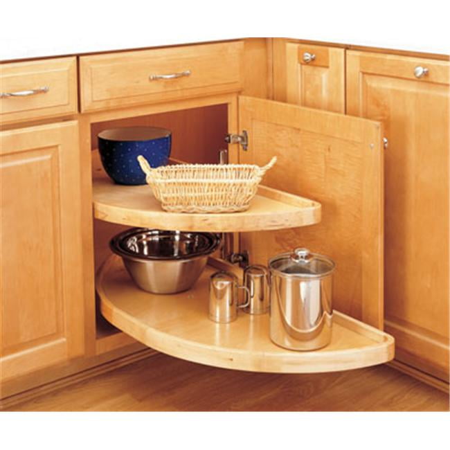 image: Rev-A-Shelf RS4WLS882.35.570 35 in. Half Moon 2 Shelf