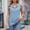 Sky Blue, variant on Tank Top for Women Summer Solid Color V-Neck Tank Tops Lightweight Loose Fit Sleeveless Standard Straps Summer Shirts